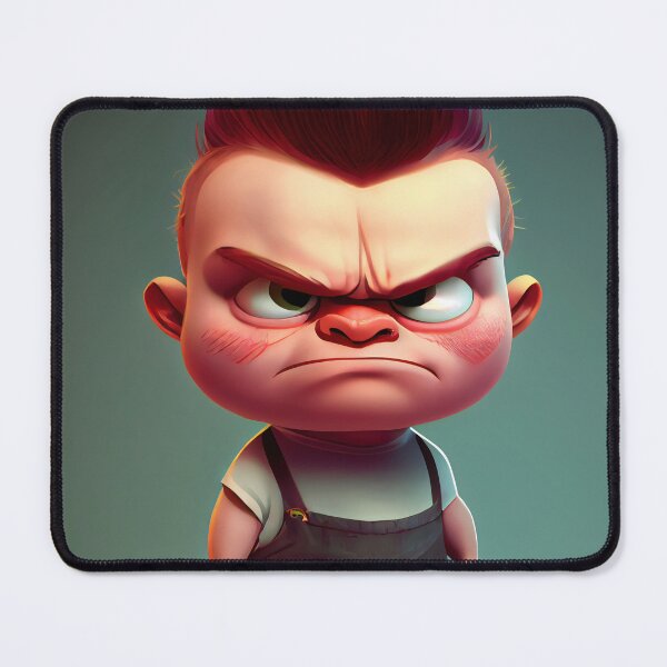Item preview, Fantasy creature illustration. Cartoon with myth fairy tale character, fantastic beast or monster. The character is angry designed and sold by anytka.