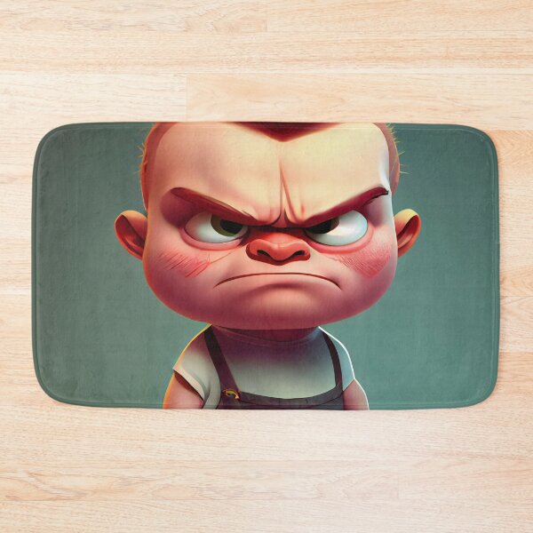 Item preview, Fantasy creature illustration. Cartoon with myth fairy tale character, fantastic beast or monster. The character is angry designed and sold by anytka.