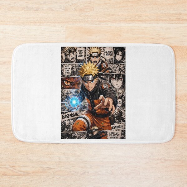 Item preview, Anime Ninja Montage | Action Manga Panel Graphic designed and sold by BHOWMIK STORE.
