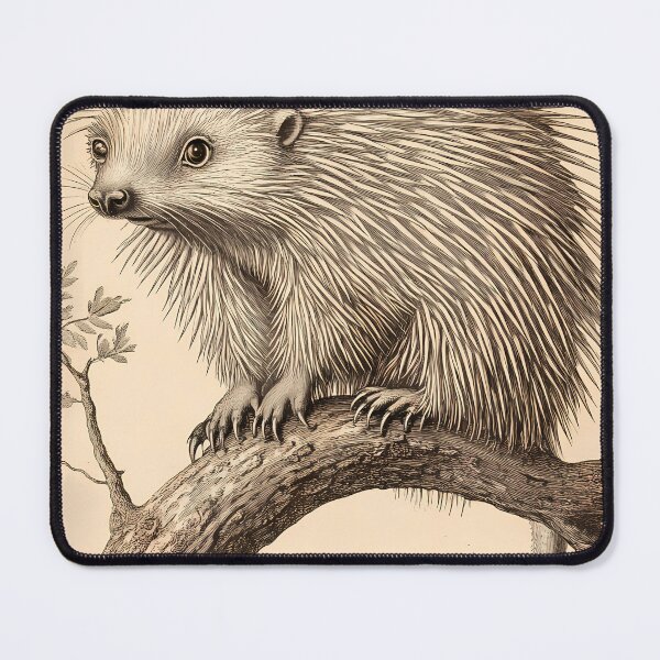 Item preview, Ouriço-Cacheiro — Ilustração Científica Vintage | Atlantic Forest designed and sold by AtlanticForest.