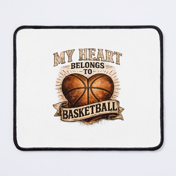 Item preview, I Love Basketball – Vintage Sports Fan Design designed and sold by GGAUL.