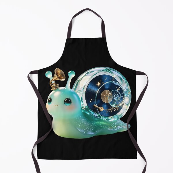 Item preview, Emerald Snail - Retro Galaxy Vinyl: The Magical Spiral Record designed and sold by ABYSSLAB.