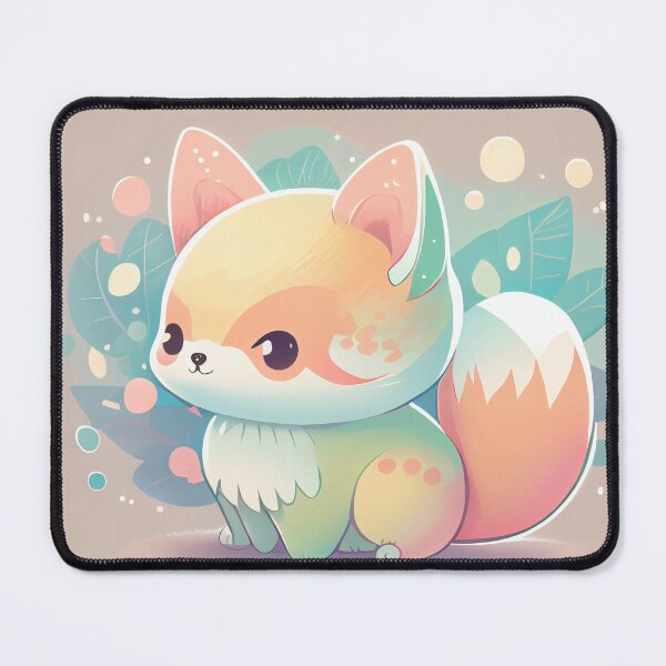 Item preview, Cute adorable kawaii fox. Greeting cartoon doodle designed and sold by anytka.