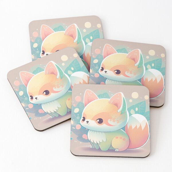 Item preview, Cute adorable kawaii fox. Greeting cartoon doodle designed and sold by anytka.