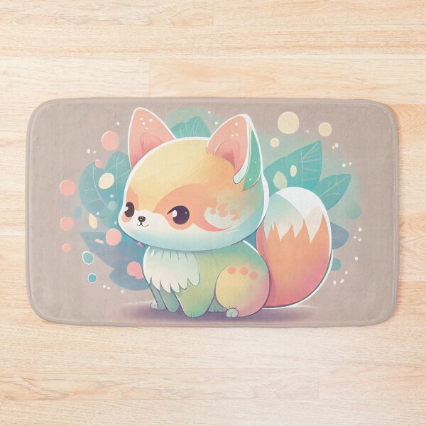 Item preview, Cute adorable kawaii fox. Greeting cartoon doodle designed and sold by anytka.