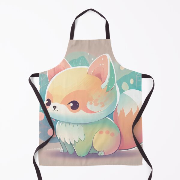 Item preview, Cute adorable kawaii fox. Greeting cartoon doodle designed and sold by anytka.