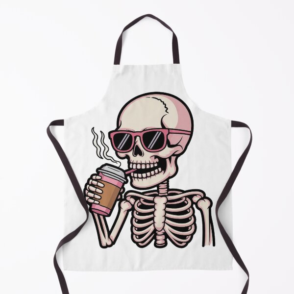 Item preview, Cool Skeleton Drinking Iced Coffee designed and sold by Thompika.