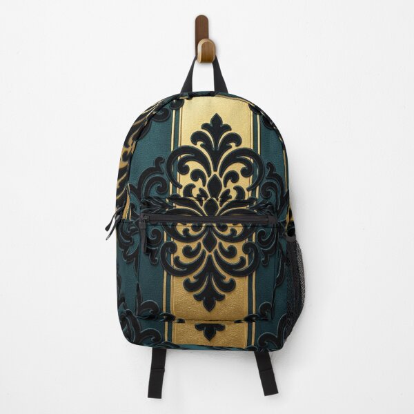 Item preview, Striped Teal Damask designed and sold by DesignsByPrnces.