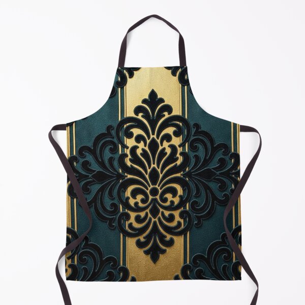 Item preview, Striped Teal Damask designed and sold by DesignsByPrnces.