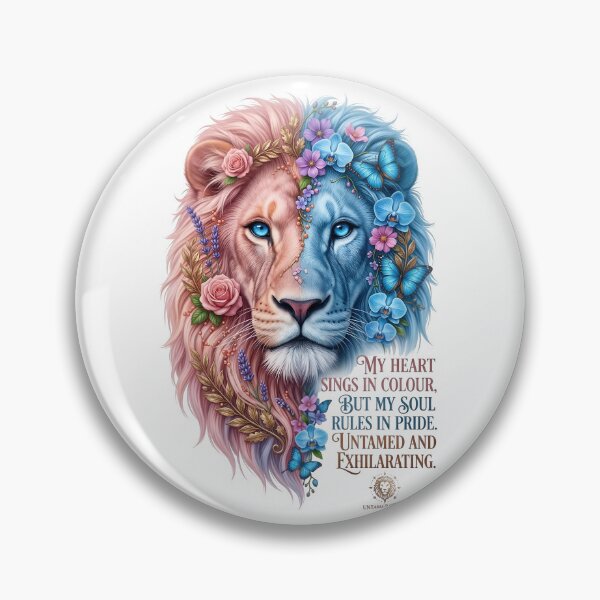Item preview, Untamed Pride Floral Lion Soul designed and sold by Sovereign Supply Co..
