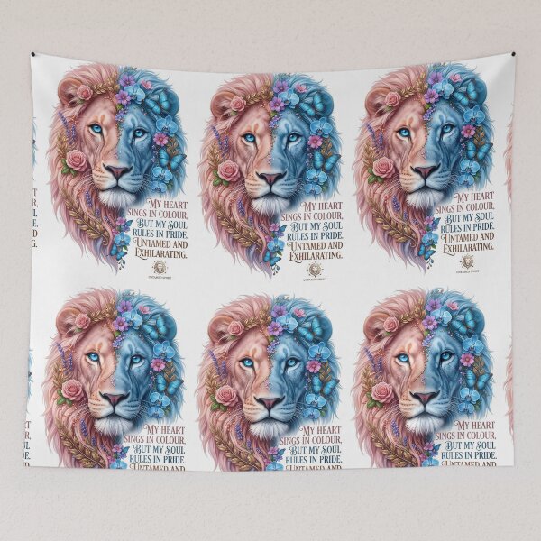 Item preview, Untamed Pride Floral Lion Soul designed and sold by Sovereign Supply Co..