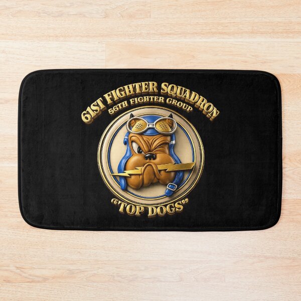 Item preview, 61st Fighter Squadron - 56th Fighter Group - 3D - Gold texts designed and sold by Military Insignia Products.