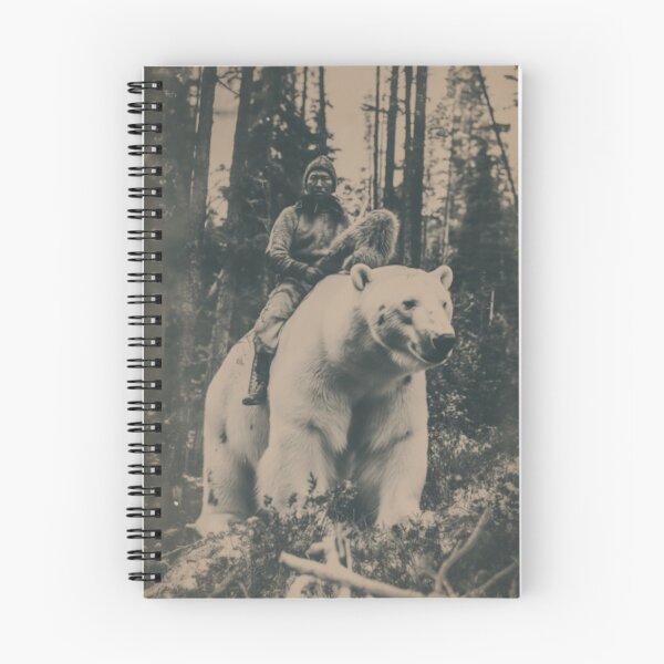 Item preview, Polar Bear Rider Vintage Arctic Fantasy Art designed and sold by GSizzle1.