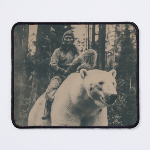 Item preview, Polar Bear Rider Vintage Arctic Fantasy Art designed and sold by GSizzle1.