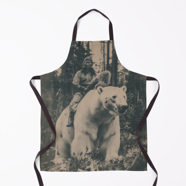 Item preview, Polar Bear Rider Vintage Arctic Fantasy Art designed and sold by GSizzle1.