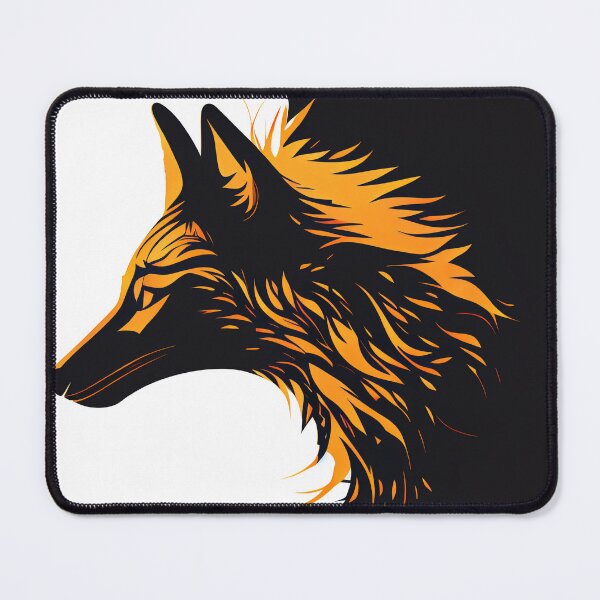 Item preview, A minimalistic logo made of lines featuring the silhouette of a fox, simple shapes and lines designed and sold by anytka.