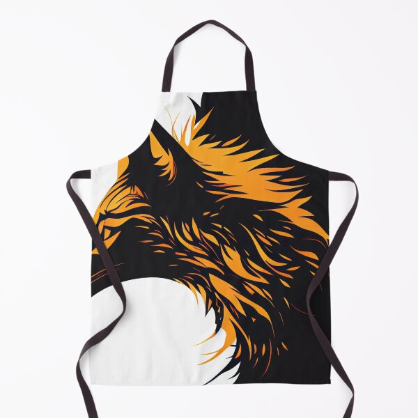 Item preview, A minimalistic logo made of lines featuring the silhouette of a fox, simple shapes and lines designed and sold by anytka.