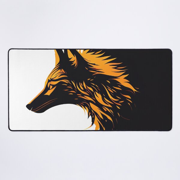 Item preview, A minimalistic logo made of lines featuring the silhouette of a fox, simple shapes and lines designed and sold by anytka.