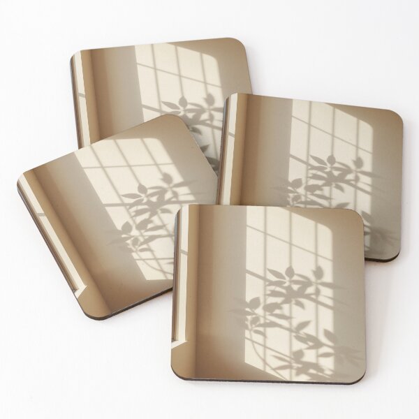 Item preview, Japanese Leaf Shadow Wall Art | Neutral Scandinavian Botanical Print designed and sold by VeloraNature.