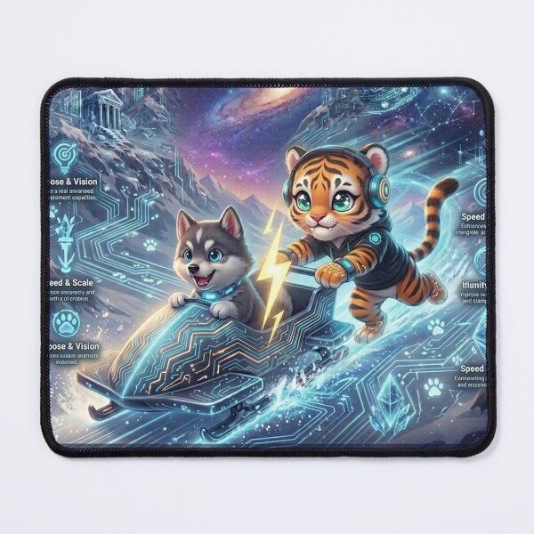 Item preview, NeoTig & Luna: Cyber Bobsled Adventure designed and sold by NeoTigLuna.