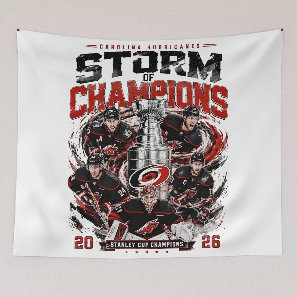 Item preview, Carolina Hurricanes Stanley Cup Champions 2026 Storm Of Champions designed and sold by tayjeffrey61.