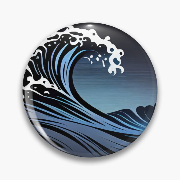 Item preview, A minimalistic logo of lines featuring the silhouette of an ocean or sea waves, simple shapes and lines. Emblema for any brand company designed and sold by anytka.