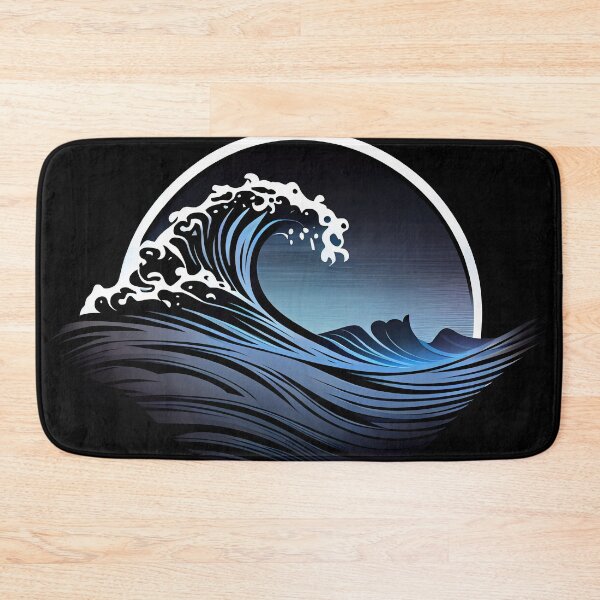 Item preview, A minimalistic logo of lines featuring the silhouette of an ocean or sea waves, simple shapes and lines. Emblema for any brand company designed and sold by anytka.