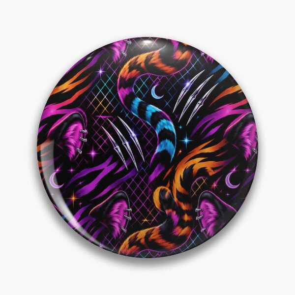 Item preview, Neon Tiger After Dark Furry designed and sold by Furrenzy.