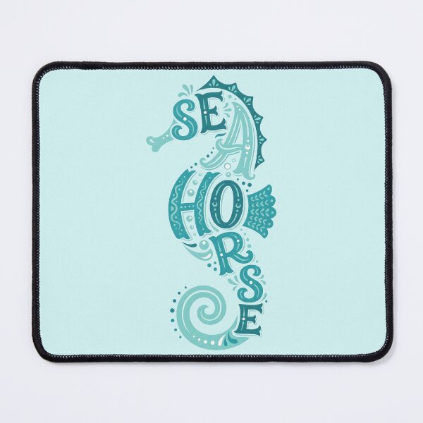 Item preview, Seahorse – Groovy Coastal Word Design designed and sold by Sea Gem.
