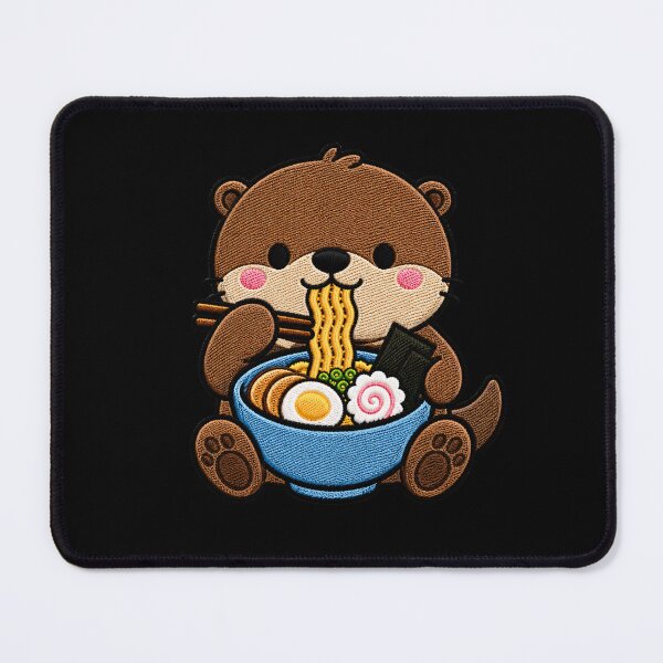 Item preview, Kawaii Otter with Ramen designed and sold by ColorSplash123.