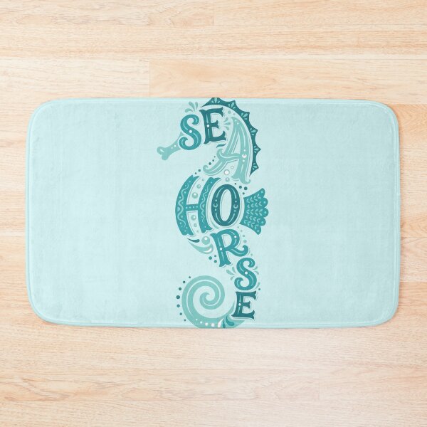 Item preview, Seahorse – Groovy Coastal Word Design designed and sold by Sea Gem.