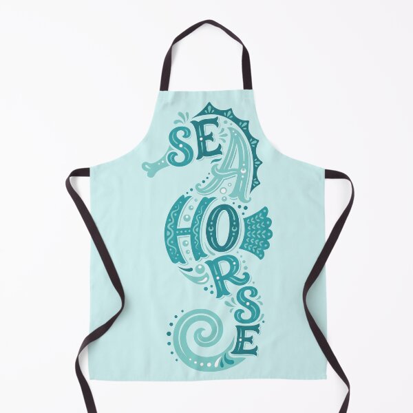 Item preview, Seahorse – Groovy Coastal Word Design designed and sold by Sea Gem.