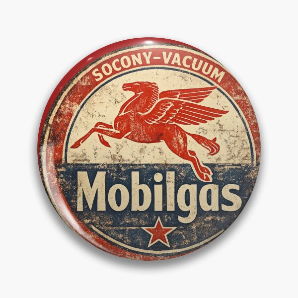 Item preview, Mobilgas - Vintage Mobil Oil Racing designed and sold by FutureTraveller.
