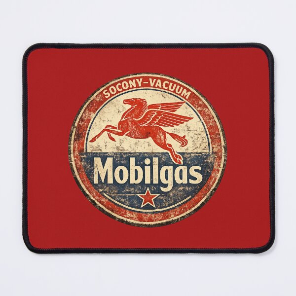 Item preview, Mobilgas - Vintage Mobil Oil Racing designed and sold by FutureTraveller.