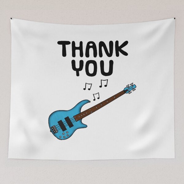 Item preview, Bass Guitar Thank You Music Teacher Bassist Musician designed and sold by doodlerob.