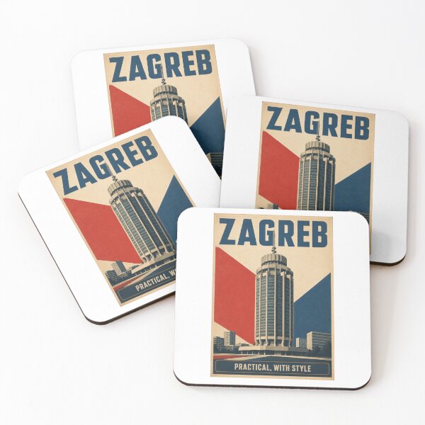 Aperçu de l'œuvre Zagreb Pratique et stylé – Design de voyage rétro en Croatie créée et vendue par Soft Panic Studio.
