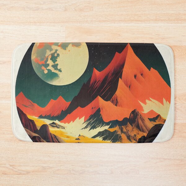 Item preview, Background in 60s, 70s, 80s style. Wallpaper or poster blank designed and sold by anytka.