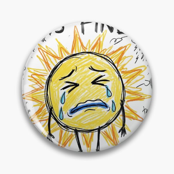 Item preview, Everything Is Fine Sarcastic Crying Sun designed and sold by UrbanVoid Studio.