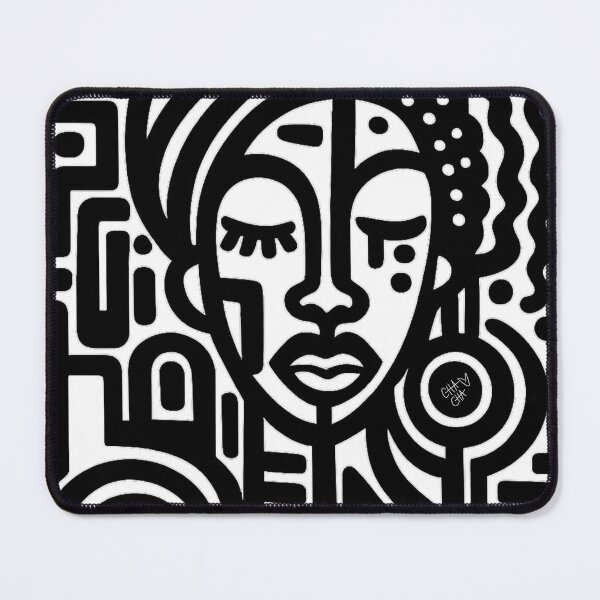 Item preview, Sacred | Afrocentric Abstract Portrait Art designed and sold by ChaChaCreates.