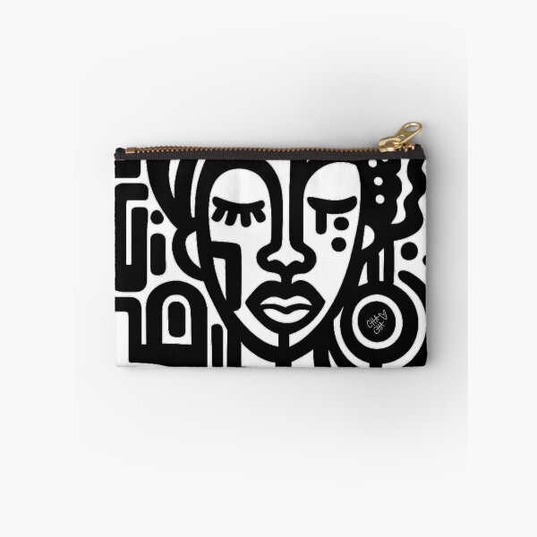 Item preview, Sacred | Afrocentric Abstract Portrait Art designed and sold by ChaChaCreates.