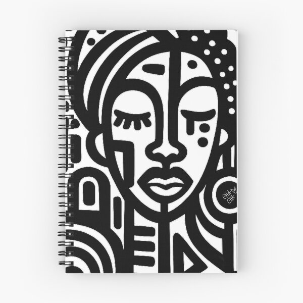 Item preview, Sacred | Afrocentric Abstract Portrait Art designed and sold by ChaChaCreates.