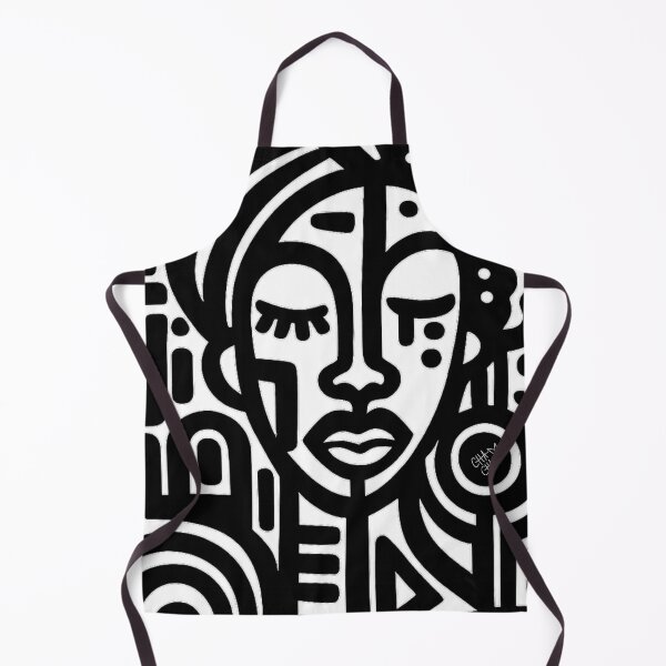 Item preview, Sacred | Afrocentric Abstract Portrait Art designed and sold by ChaChaCreates.