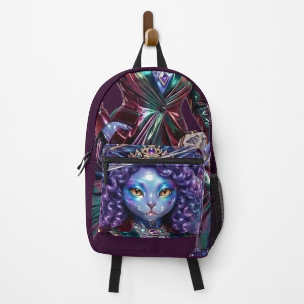 Item preview, Cosmic Metallic Suit Cat High Fashion Art designed and sold by ChaEmm_Studio.