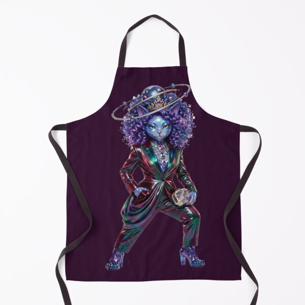 Item preview, Cosmic Metallic Suit Cat High Fashion Art designed and sold by ChaEmm_Studio.