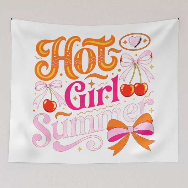 Item preview, Hot Girl Summer Coquette Typography designed and sold by Print culturee.