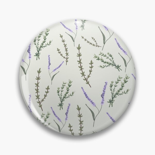 Item preview, Watercolor Lavender Pattern | Aromatic Herbs Botanical Seamless  designed and sold by Dino-Lune.