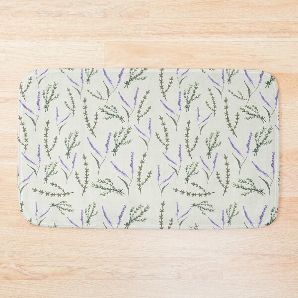 Item preview, Watercolor Lavender Pattern | Aromatic Herbs Botanical Seamless  designed and sold by Dino-Lune.