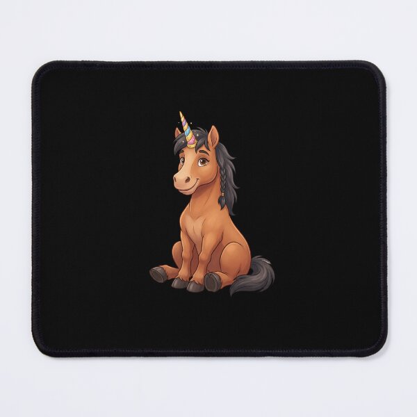 Item preview, Unicorn Horse Character designed and sold by Timowo Studio | Fine Line Wildlife Art & Modern Nature Graphics.