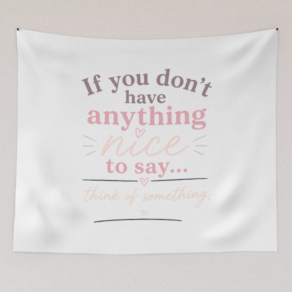 Item preview, If you don't have anything nice to say ..think of something designed and sold by morbidcandyboutique .