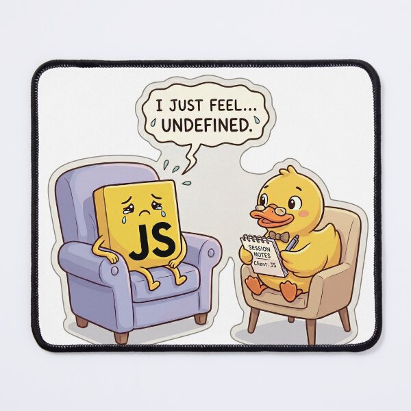 Item preview, The JavaScript Therapy: I Feel Undefined designed and sold by mancikart.